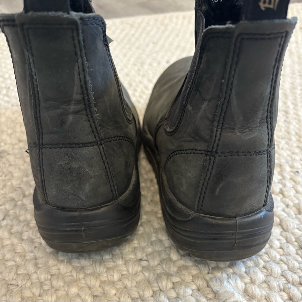 Blundstone Men's Black Steel Toe Work Boots - Picture 15 of 15